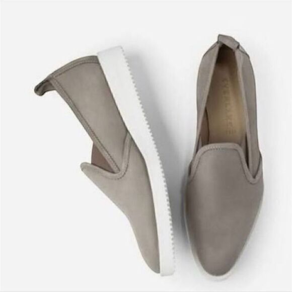 Everlane Shoes - Everlane Nubuck Street Shoe Loafers Slip On Beige Size 6.5